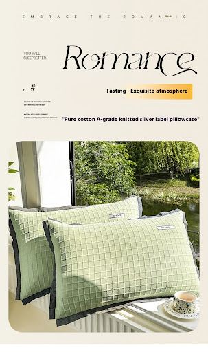 Title 4, Heavy Cotton Pillowcase One-Pair Package Househ...
