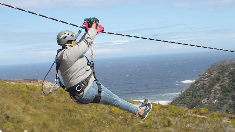 The Knysna Zipline is the climax of thrill-seeking and scenic wonder on the Garden Route