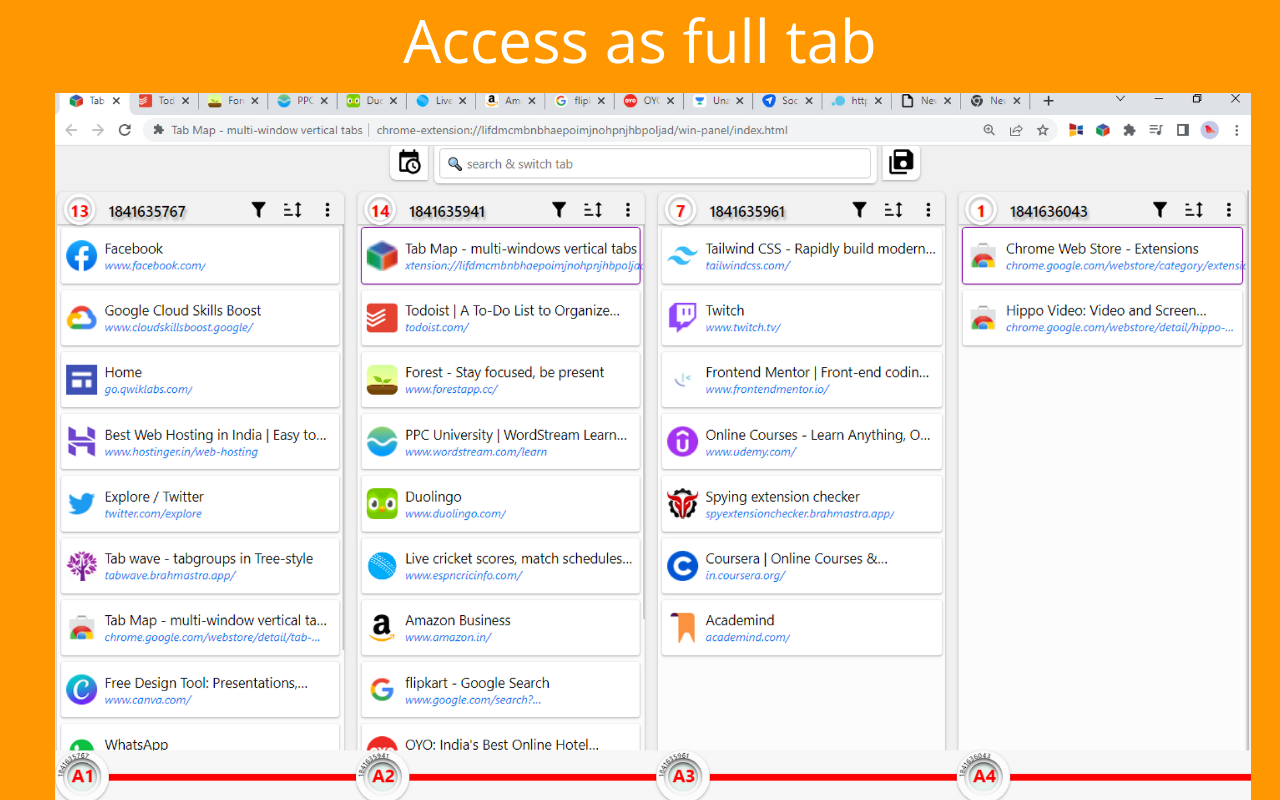 tabWindow - multi window vertical tabs Preview image 4