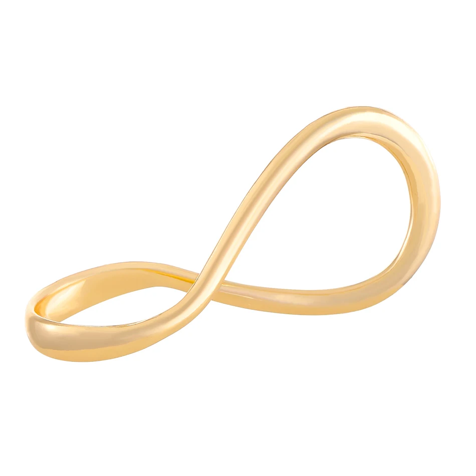 Alloy Mobius Strip Twisted Number 8 Creatieve Ring Uniek Sieraden Accessoire Stijlvol voor Dames en Heren