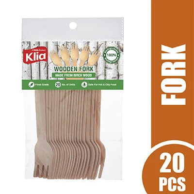 Klia Wodden Fork Pack Of 20