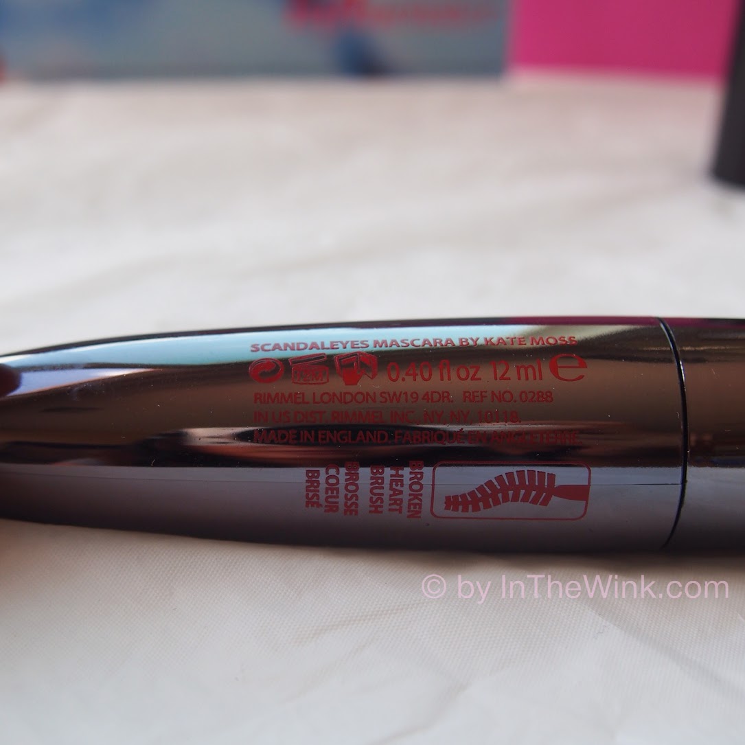 Rimmel Scandaleyes Mascara by Kate Moss in Eye Rock Jet Black