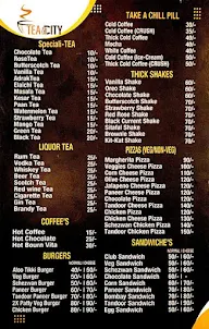 Tea City menu 1