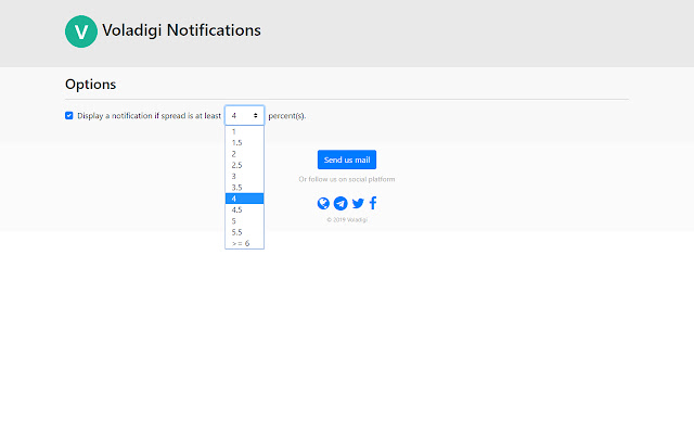 Voladigi Notifications chrome extension