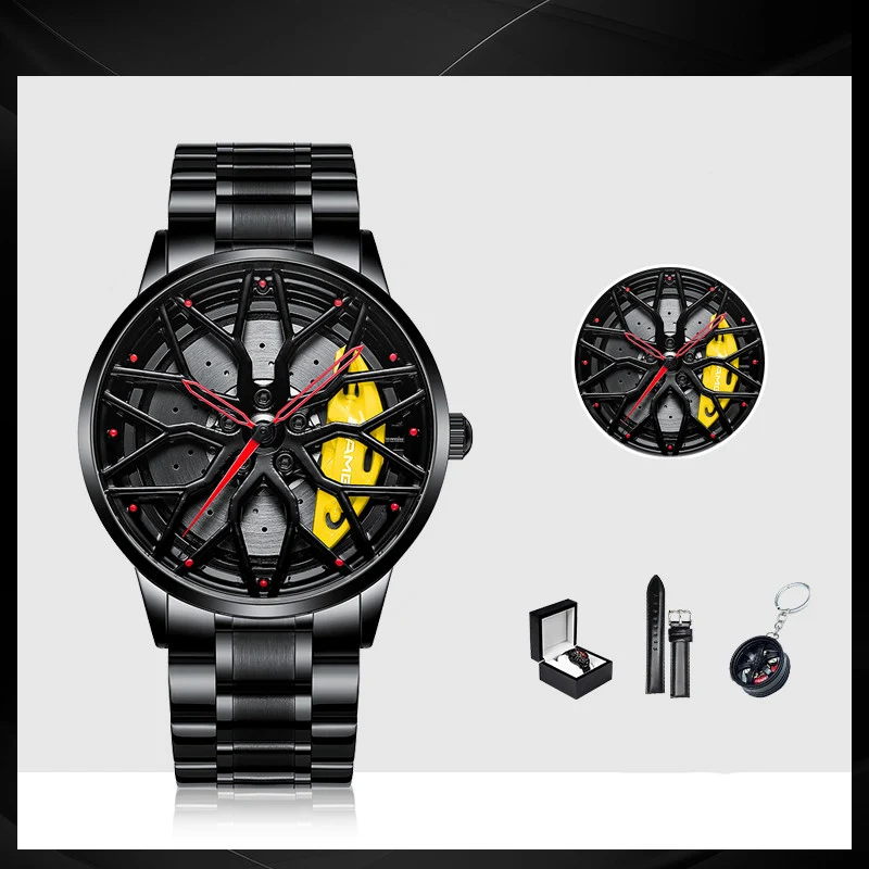 Montre homme AMG488 Skeleton Forged Caliper avec roue – Élégance et performance. Un garde-temps audacieux pour un style affirmé et une présence remarquable.