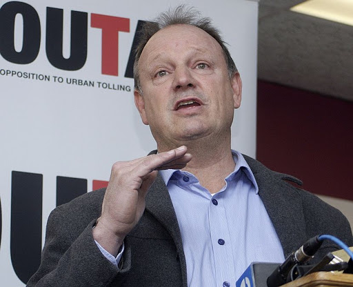 Wayne Duvenage chairperson for OUTA addresses the media on the Constitutional Court out come over e-tolling. Pic: Martin Rhodes.20/09/2012. © Business Day.