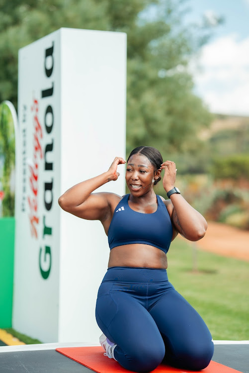 Nutritionist and fitness expert Zinhle Masango.