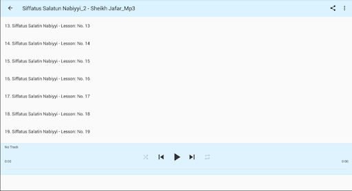 Sheikh Jafar - Siffatus Salatun Nabiyyi Mp3 Part 2