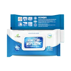 Khăn ướt diệt khuẩn Disinfecting Wipes 60 tờ EcoWipes