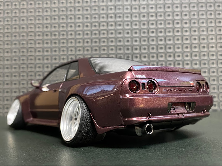 ハイエースバンのお家時間模型倶楽部・R32GT-R・模型完成報告・お手軽洗車・コロナウィルス終息を願うに関するカスタム事例の投稿画像2枚目
