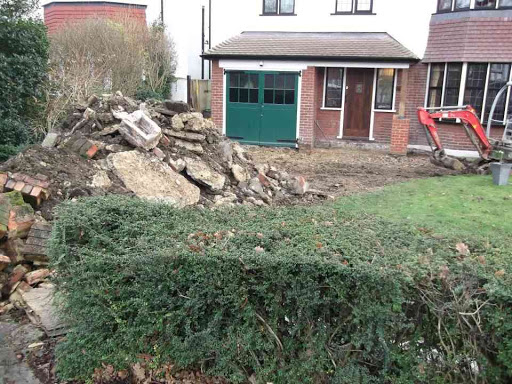 Shingle driveway, walling and cobble pathways - Beckenham