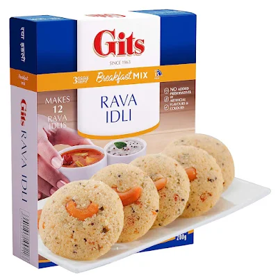 Gits Instant Rava Idli Breakfast Mix - 200 gm