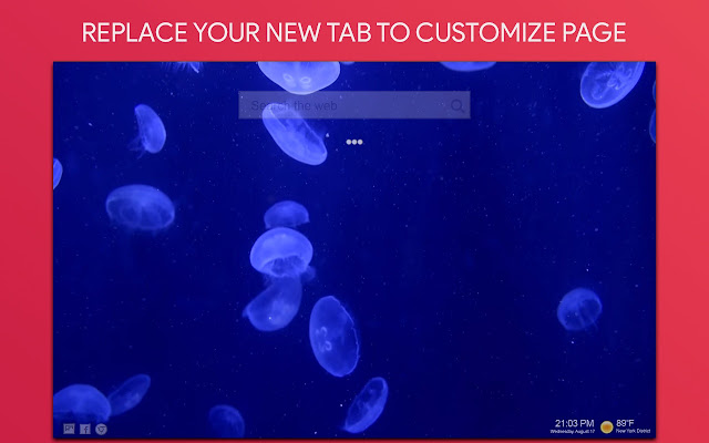 Jellyfish Live Wallpaper HD Custom New Tab