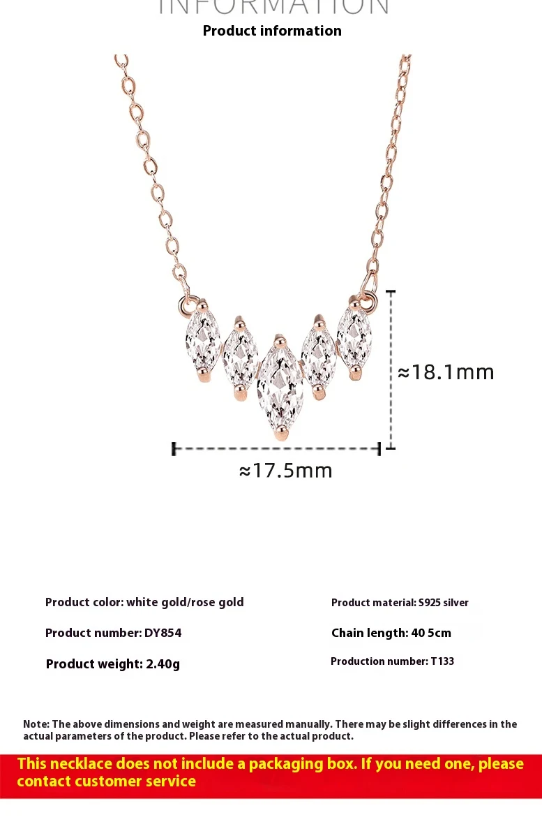Title 3, S925 Zilveren Ketting met kleine waterdruppel v...
