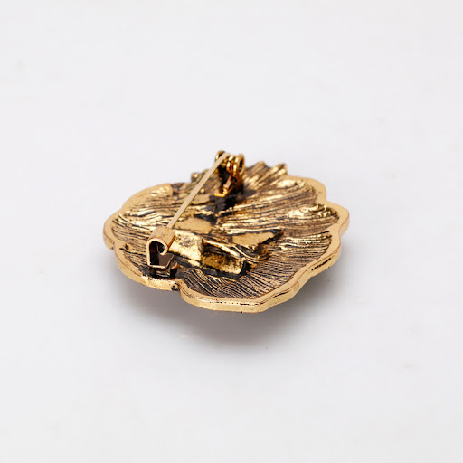 Title 6, Lotus Leaf Lotus Alloy Oil Dripping Frog Brooch...