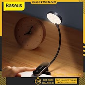 Đèn Đọc Sách Mini, Pin Sạc Tiện Dụng Baseus Comfort Reading Mini Clip Lamp (Dịu Mắt, Chân Kẹp, 3 Mức Sáng, 350Mah, 24H)