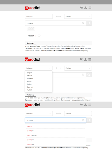Eurodict - Bulgarian Multilingual Dictionary