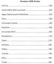 Wow Shakes menu 1