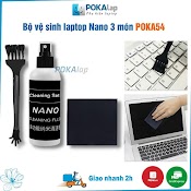 Bộ Vệ Sinh Laptop Nano 3 Món Poka54 An Toàn Cho Da Chuyên Làm Sạch Laptop, Điện Thoại, Máy Ảnh, Máy Tính Bảng - Pokalap