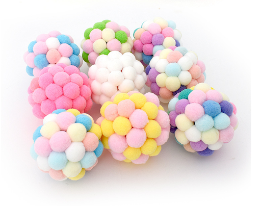 Title 2, Cat Toy Ball Rainbow Bell Interactive Self-Hey ...