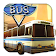 City bus driving 3D simulator icon