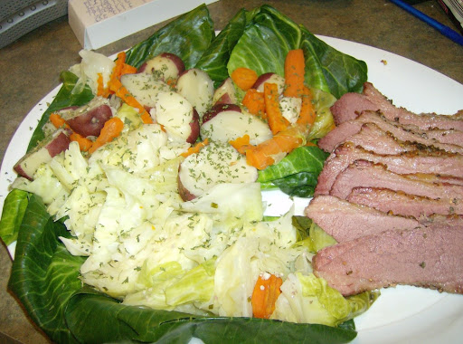  Irish Corned Beef and Cabbage Dinner