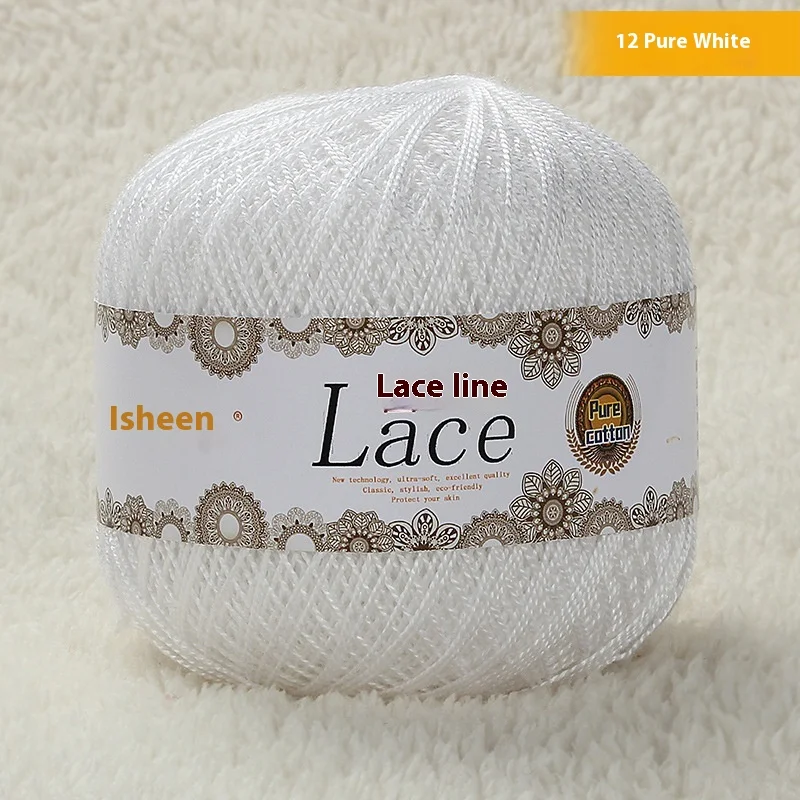 Fio de crochê de renda No 8, lã fina de verão. Ideal para peças leves e delicadas, perfeito para criar roupas e acessórios exclusivos.