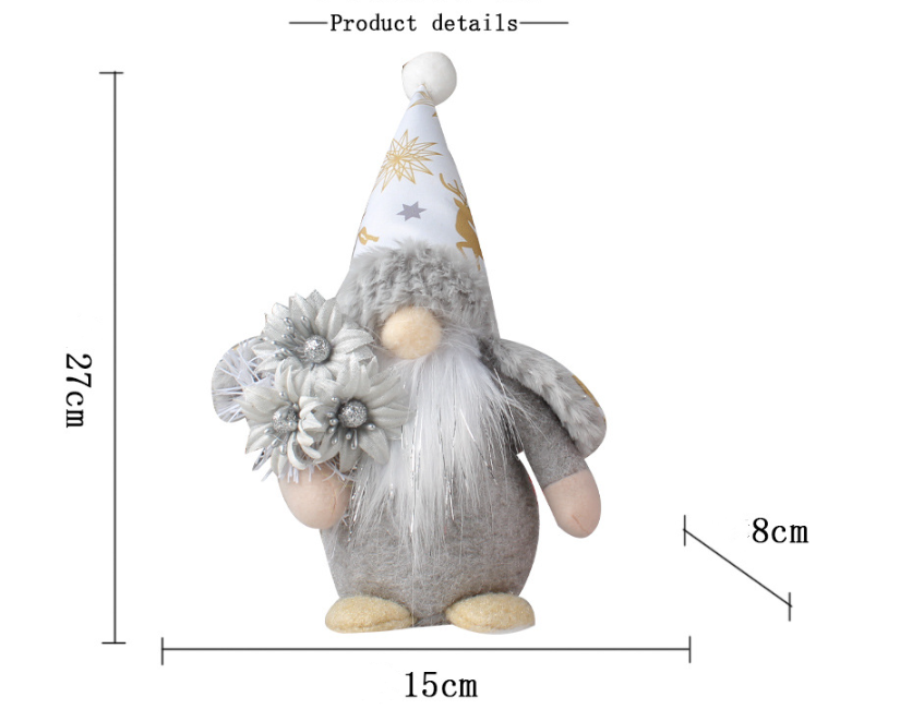 Title 3, Kap Santa Claus ornament zonder gezicht, ideaal...