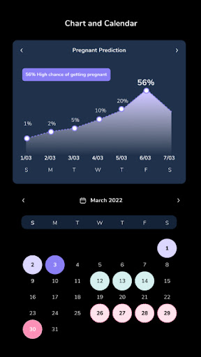 Screenshot My Period Tracker Calendar