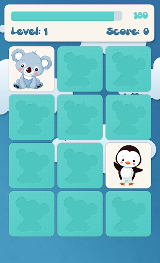 Screenshot Animals memory game for kids