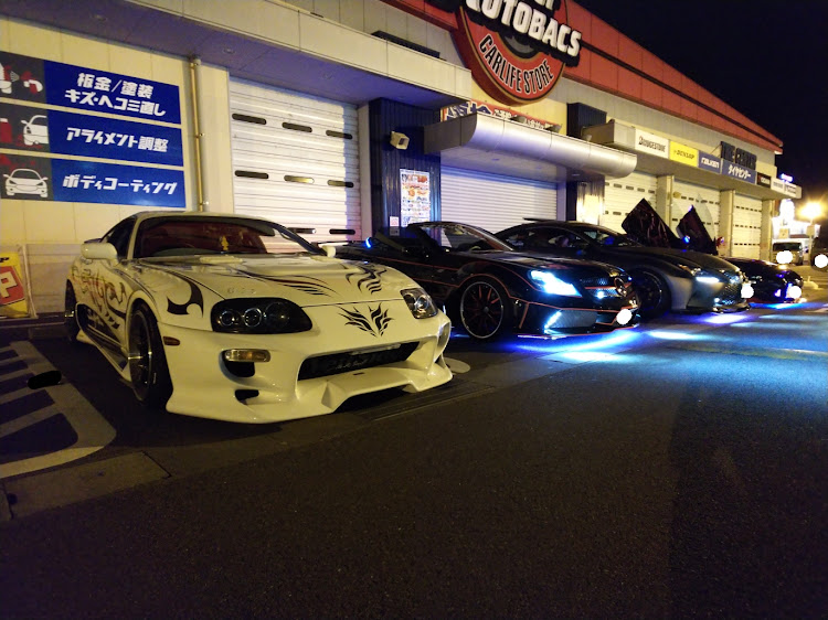 180SXのアンダーネオン・香川のボスさんMT・エッセ乗りのIさん カレーを食べてお腹が突っ掛かるw・YA☆KA☆RAフレンズ6号 お披露目に関するカスタム事例の投稿画像2枚目