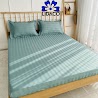 Bộ Ga Gối Cotton Kẻ Sọc 3F Lidaco Ga Chuyên Dùng Khách Sạn Decor Phòng Ngủ Vintage Đủ Size Nệm