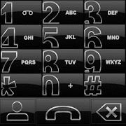 THEME BIG DARK SILVER EXDIALER