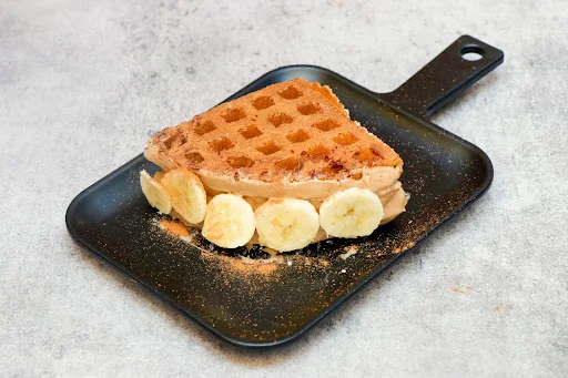 Banana Salted Caramel Waffle