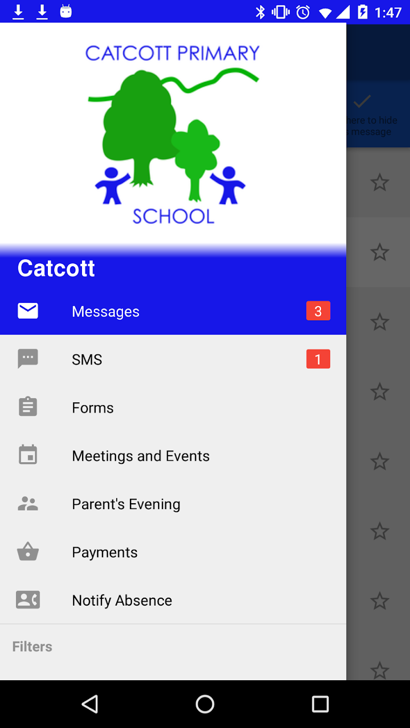 Catcott Primary School Screen 2