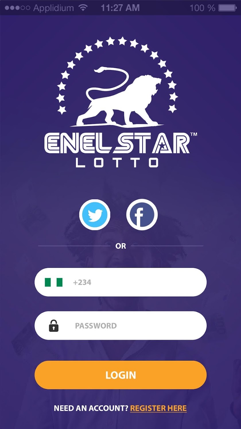 Enel Lotto Games Screen 1