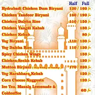 Hydrabadi Laziz menu 1