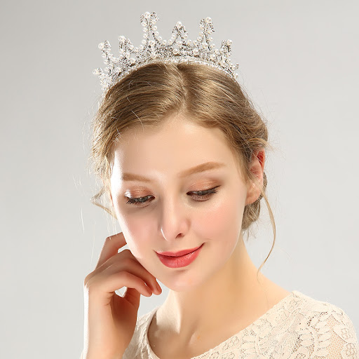 Title 4, Bruids parel strass kristal kroon tiara. Voeg e...