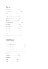 Fryzz #foodvibes menu 6