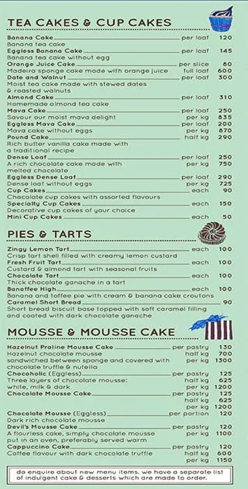 Theobroma menu 