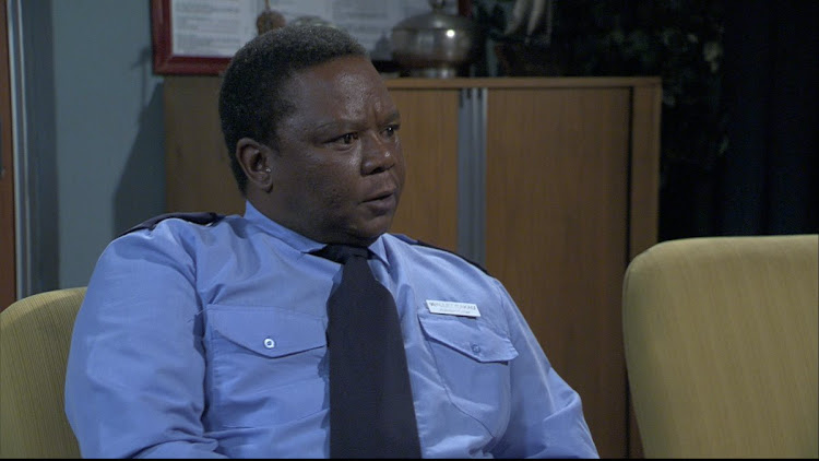 Molefi Monaisa plays Wallet on Skeem Saam.