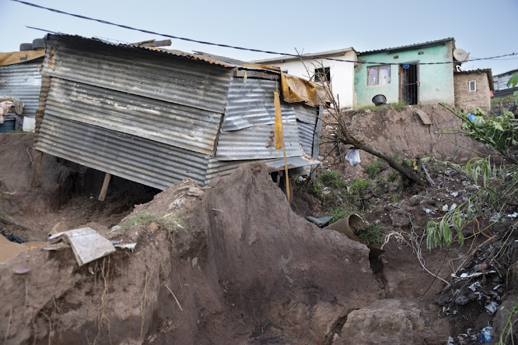 The mud came through this Lindelani home and took away the children of Vuyiswa Qwabe on Monday night. Her three children, 11-year old Lwandle, seven-year old Lusanda and three-year old Luyanda, whose body had still not been retrieved by late Thursday, died in the inclement weather that ravaged KwaZulu-Natal's coastal areas.