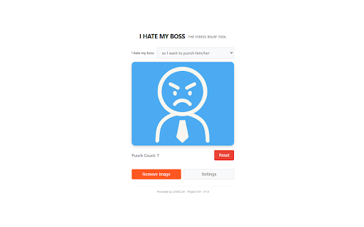 I hate my boss - the stress relief tool