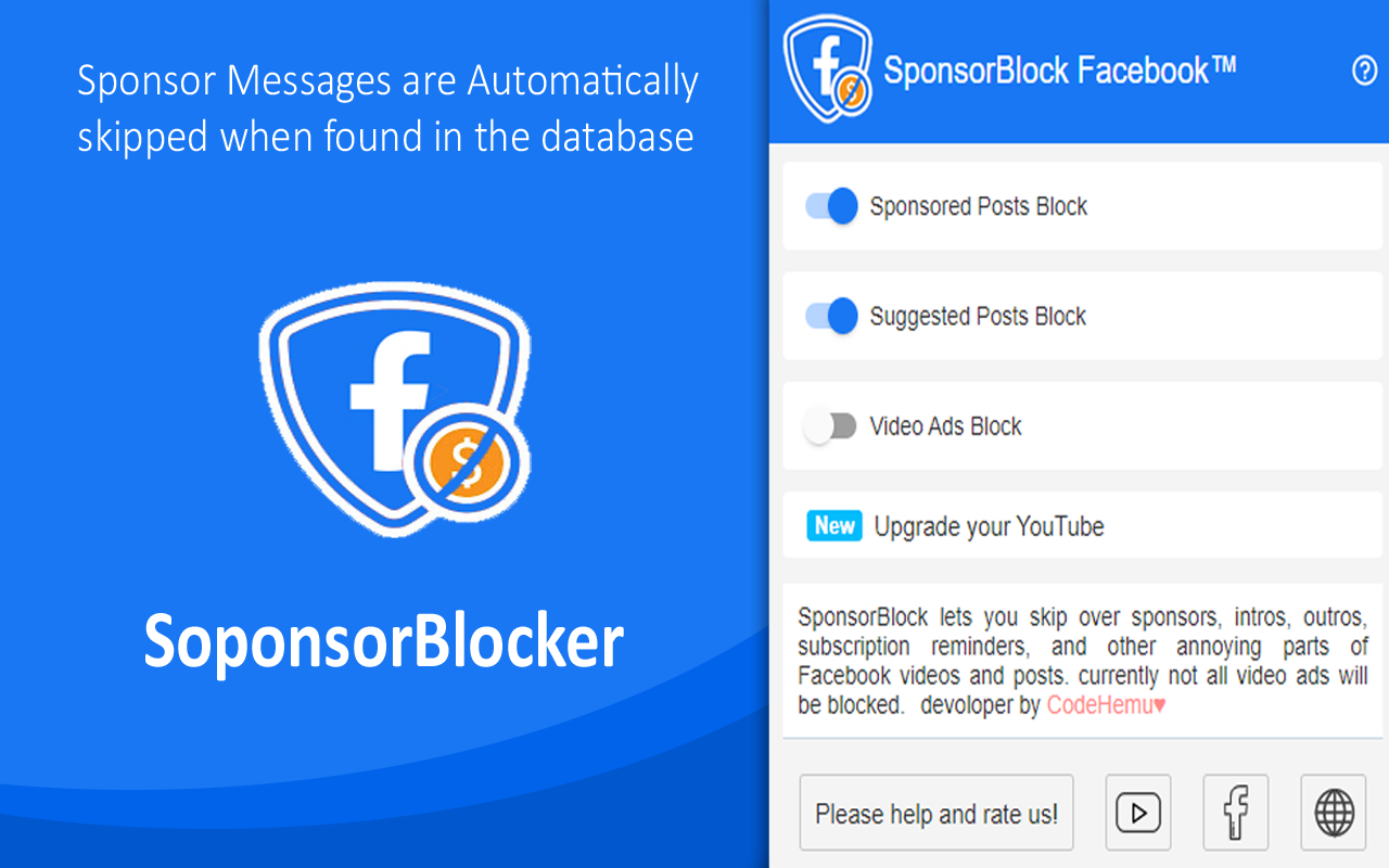 SponsorBlock Facebook™ - Skip Sponsorships Preview image 4