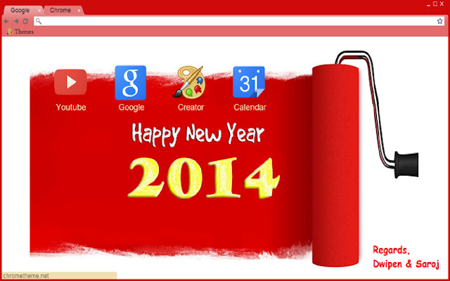 New Year 2014 chrome extension