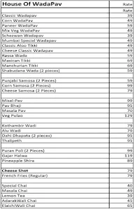 House of Wadapav menu 6