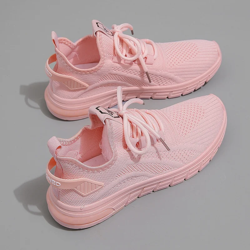Ademende casual hardloopschoenen in Koreaanse lentestijl, comfortabel en lichtgewicht, ideaal voor hardlopen en dagelijks gebruik.