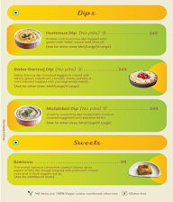 Habibi Falafel menu 5