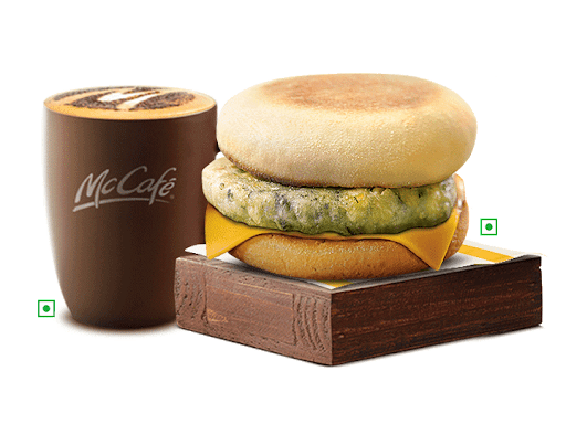 Veg McMuffin with Beverage