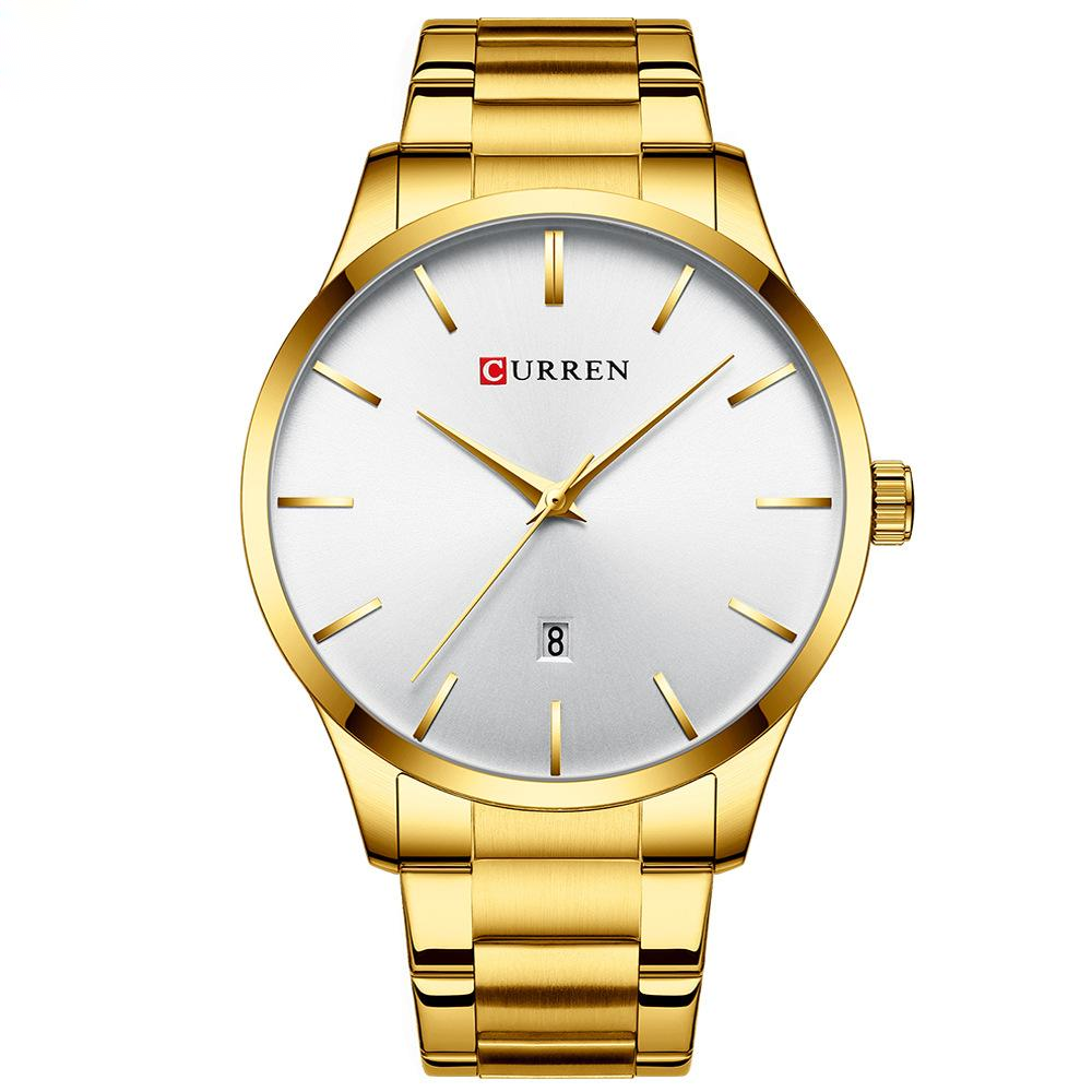 Title 7, Heren eenvoudige quartz horloge met grote wijze...